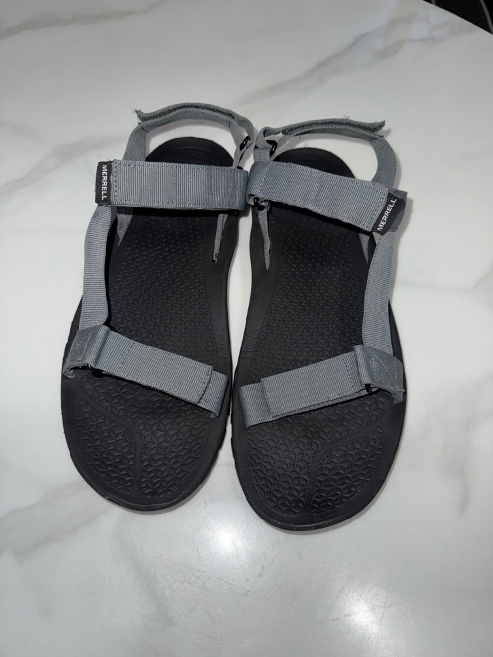 Merrell Black Sandals with Gray Straps